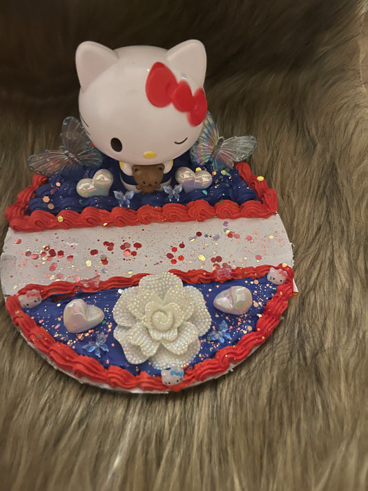 Decorated phone stand